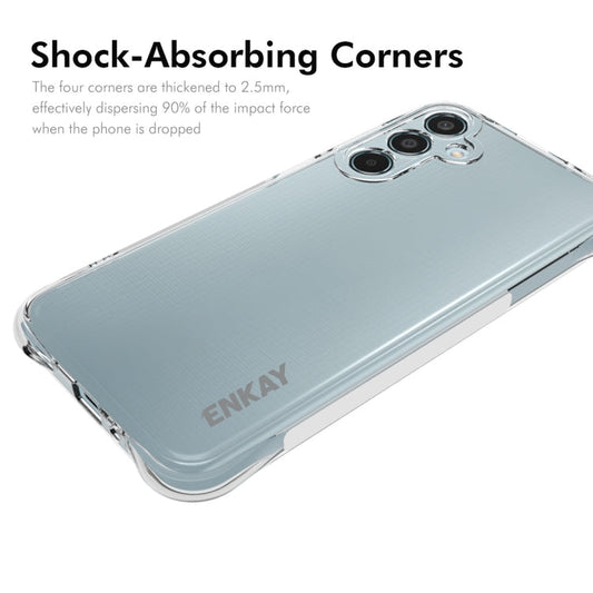 For Samsung Galaxy M35 ENKAY Hat-Prince Transparent TPU Shockproof Phone Case