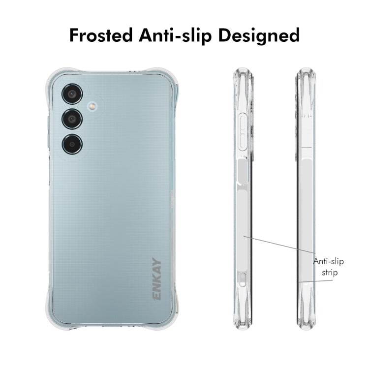 For Samsung Galaxy M35 ENKAY Hat-Prince Transparent TPU Shockproof Phone Case