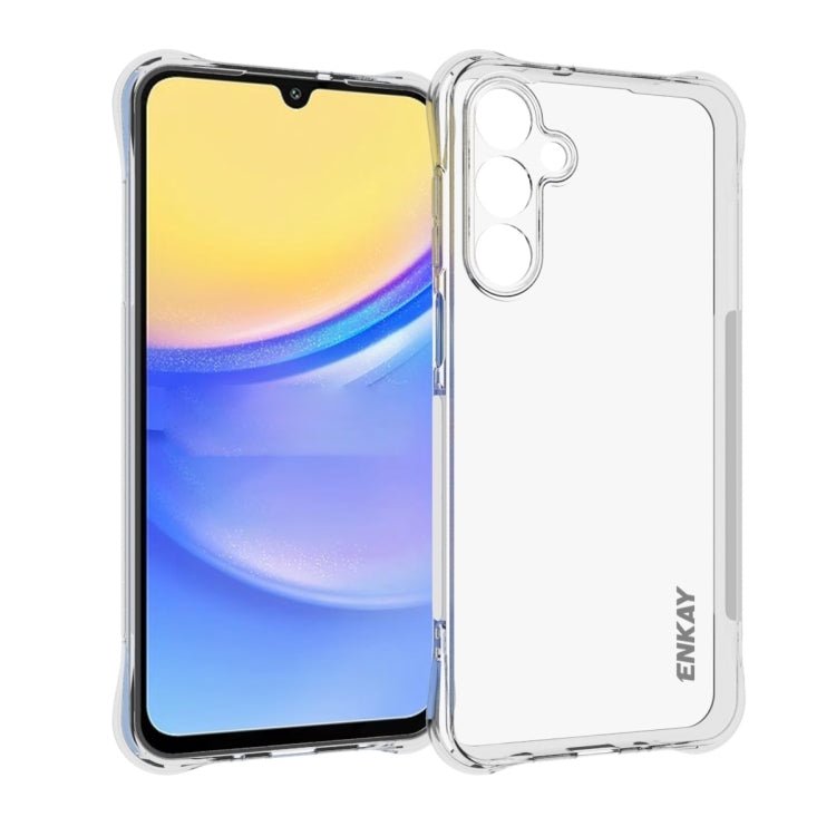 For Samsung Galaxy A16 5G ENKAY Hat-Prince Transparent TPU Shockproof Phone Case