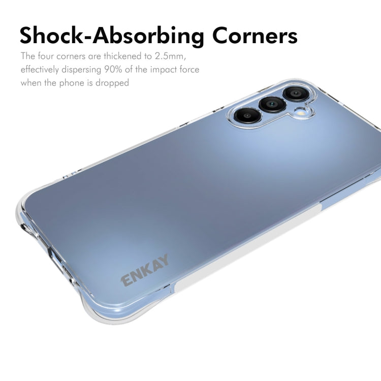 For Samsung Galaxy A16 5G ENKAY Hat-Prince Transparent TPU Shockproof Phone Case