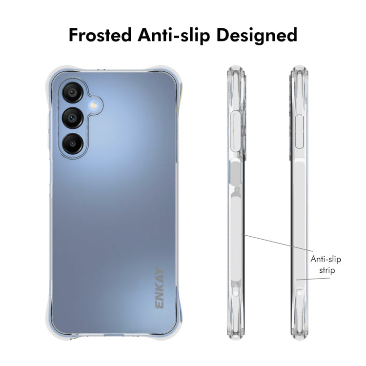 For Samsung Galaxy A16 5G ENKAY Hat-Prince Transparent TPU Shockproof Phone Case