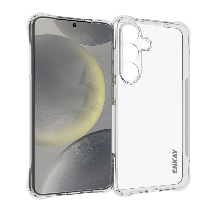 For Galaxy S25 5G ENKAY Hat-Prince Transparent TPU Shockproof Phone Case