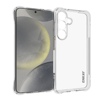 For Galaxy S25 5G ENKAY Hat-Prince Transparent TPU Shockproof Phone Case