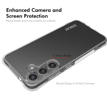 For Galaxy S25 5G ENKAY Hat-Prince Transparent TPU Shockproof Phone Case