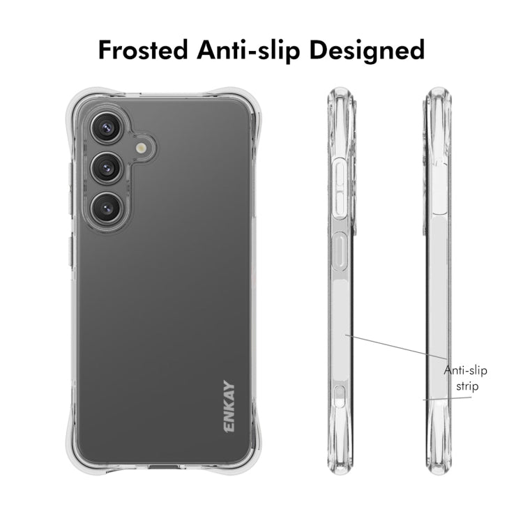 For Galaxy S25 5G ENKAY Hat-Prince Transparent TPU Shockproof Phone Case