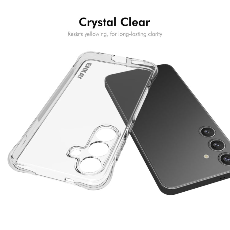 For Galaxy S25 5G ENKAY Hat-Prince Transparent TPU Shockproof Phone Case