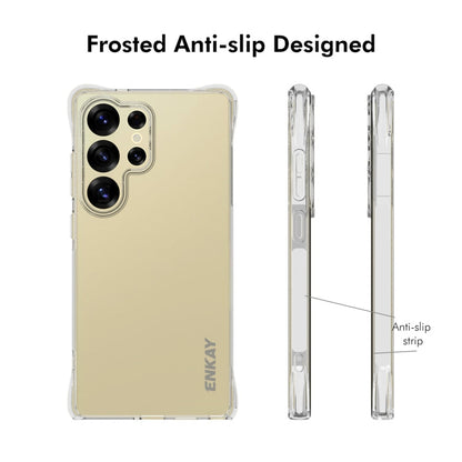 For Galaxy S25 Ultra 5G ENKAY Hat-Prince Transparent TPU Shockproof Phone Case