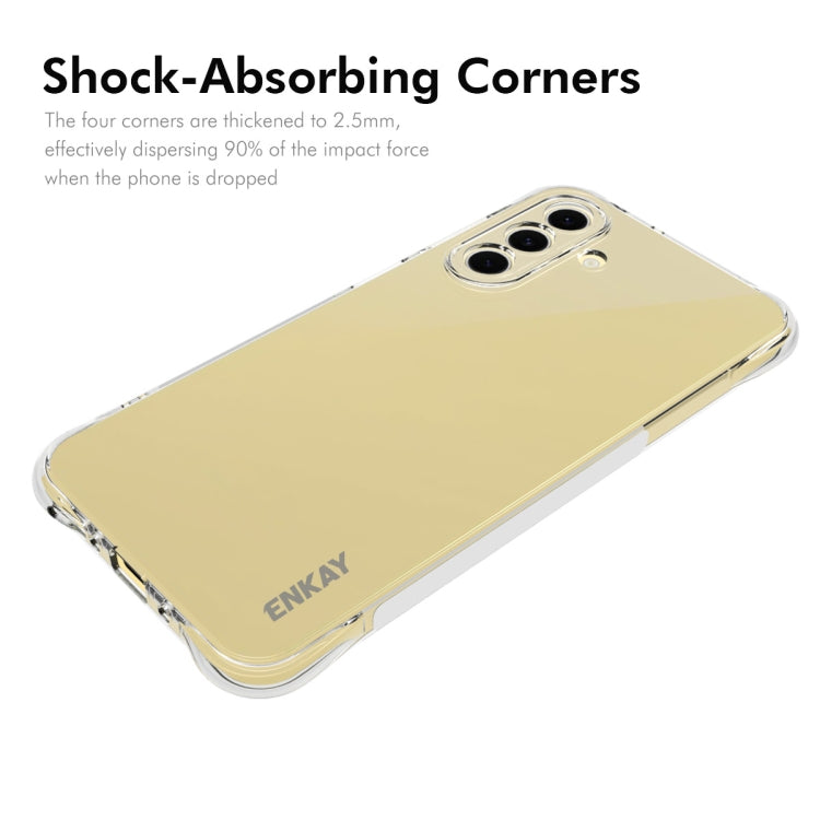 For Samsung Galaxy A26 5G ENKAY Hat-Prince Transparent TPU Shockproof Phone Case