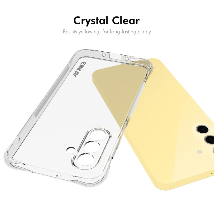 For Samsung Galaxy A26 5G ENKAY Hat-Prince Transparent TPU Shockproof Phone Case