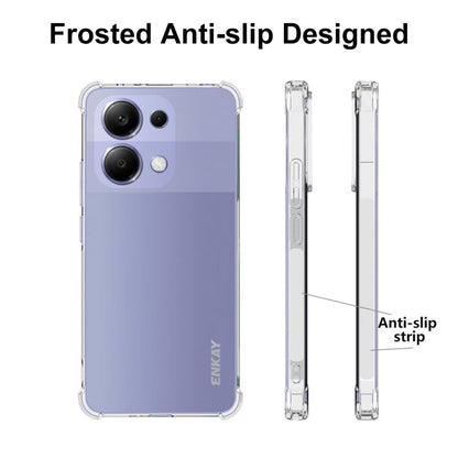 For Redmi Note 13 4G ENKAY Hat-Prince Transparent TPU Shockproof Phone Case