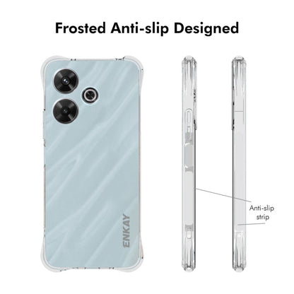 For Redmi Note 13R 5G ENKAY Hat-Prince Transparent TPU Shockproof Phone Case