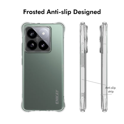 For Xiaomi 14T Pro 5G ENKAY Hat-Prince Transparent TPU Shockproof Phone Case