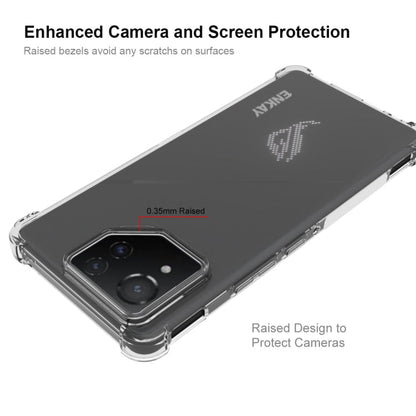 Pour Asus Rog Phone 8 ENKAY Hat-Prince Coque de téléphone transparente en TPU antichoc
