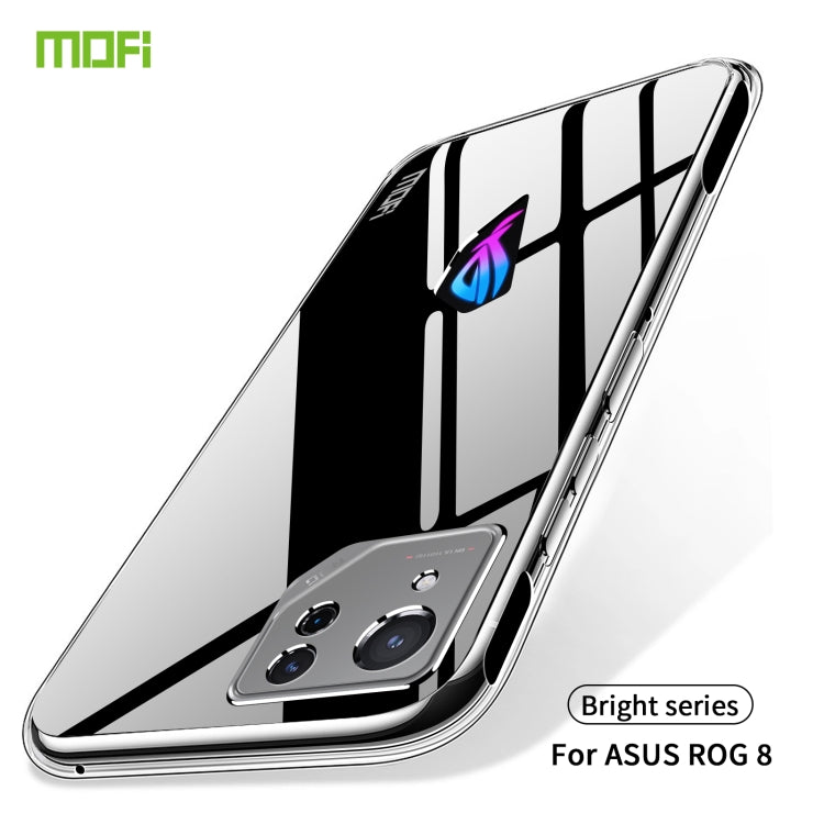 For ASUS ROG Phone 8 MOFI Ming Series Ultra-thin TPU Phone Case(Transparent)