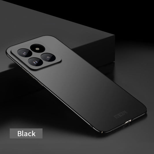 For Xiaomi 14 Pro MOFI Micro-Frosted PC Ultra-thin Hard Phone Case(Black)