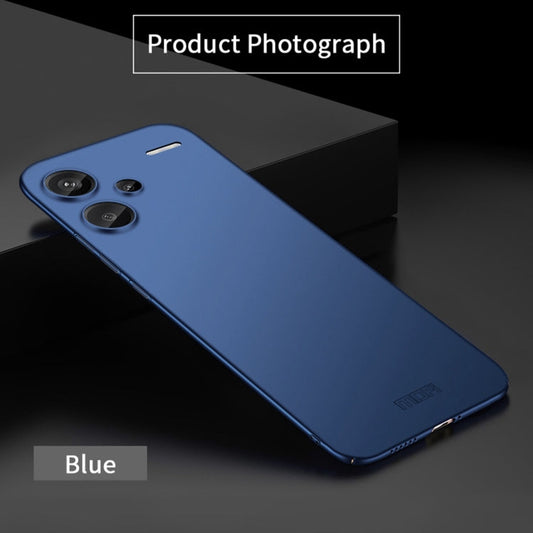 For Xiaomi Redmi Note 13 Pro+ MOFI Micro-Frosted PC Ultra-thin Hard Phone Case(Blue)