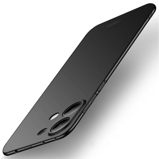 Pour Xiaomi Redmi Note 13 Pro 4G MOFI Coque de téléphone rigide ultra-fine en PC micro-dépoli (noir)