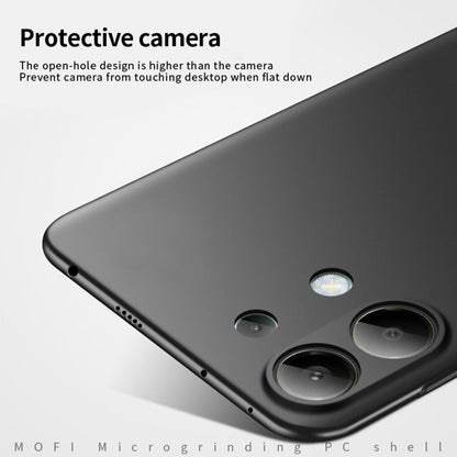 For Xiaomi Redmi Note 13 Pro 4G MOFI Micro-Frosted PC Ultra-thin Hard Phone Case(Black)