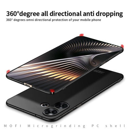 For Xiaomi Poco F6 / Redmi Turbo 3 MOFI Micro-Frosted PC Ultra-thin Hard Phone Case(Black)