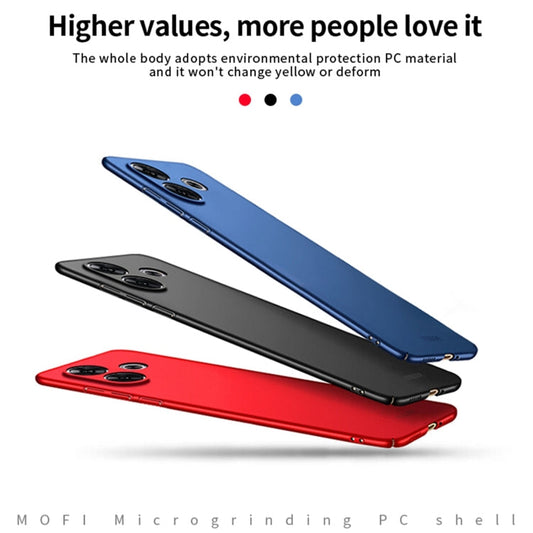 For Xiaomi Poco F6 / Redmi Turbo 3 MOFI Micro-Frosted PC Ultra-thin Hard Phone Case(Blue)