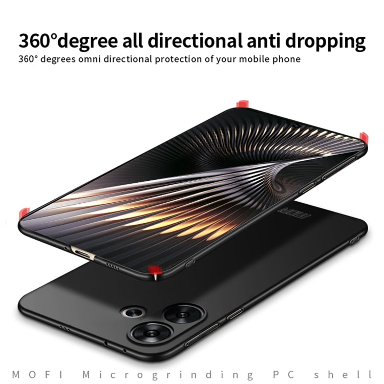 For Xiaomi Poco F6 / Redmi Turbo 3 MOFI Micro-Frosted PC Ultra-thin Hard Phone Case(Blue)