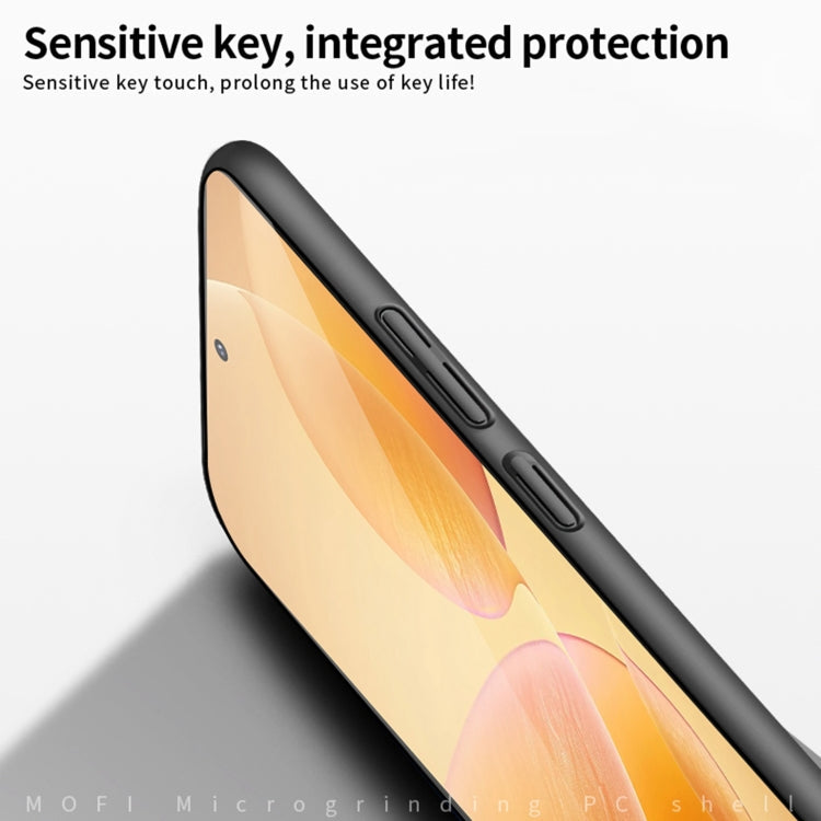 For Xiaomi Redmi K70 / K70 Pro MOFI Micro-Frosted PC Ultra-thin Hard Phone Case(Black)