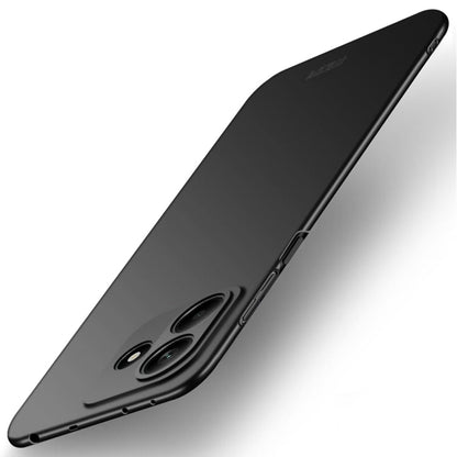 For Xiaomi Redmi Note 14 5G MOFI Micro-Frosted PC Ultra-thin Hard Phone Case(Black)