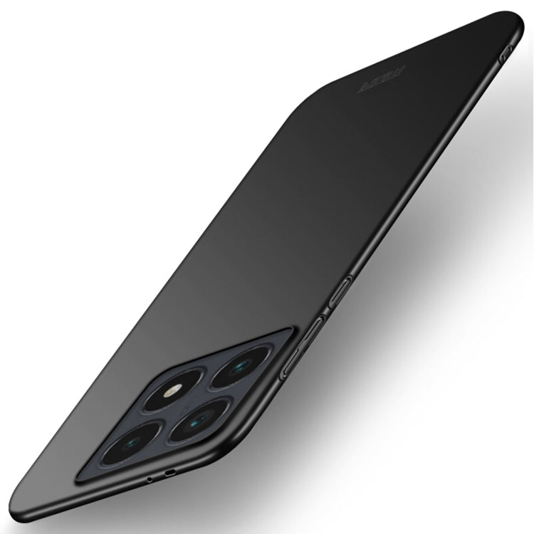 For Xiaomi 14T Pro MOFI Micro-Frosted PC Ultra-thin Hard Phone Case(Black)