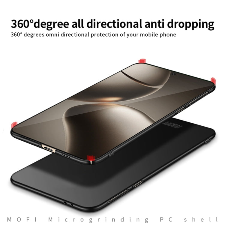 For Xiaomi 14T Pro MOFI Micro-Frosted PC Ultra-thin Hard Phone Case(Black)