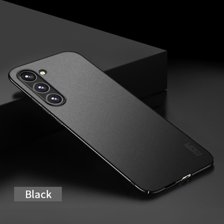 For Samsung Galaxy S24 5G MOFI Fandun Series Frosted PC Ultra-thin All-inclusive Phone Case(Black)