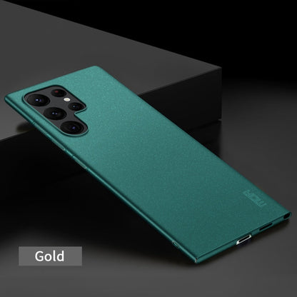 For Samsung Galaxy S24 Ultra 5G MOFI Fandun Series Frosted PC Ultra-thin All-inclusive Phone Case(Green)
