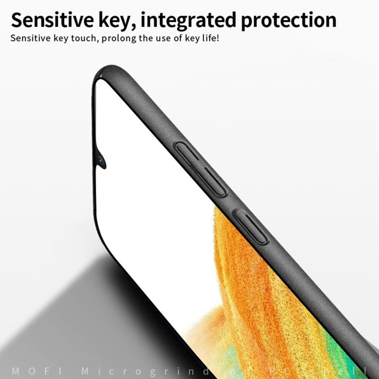 Pour Samsung Galaxy A35 5G, étui de téléphone ultra-mince tout compris en PC dépoli MOFI Fandun Series (rouge)