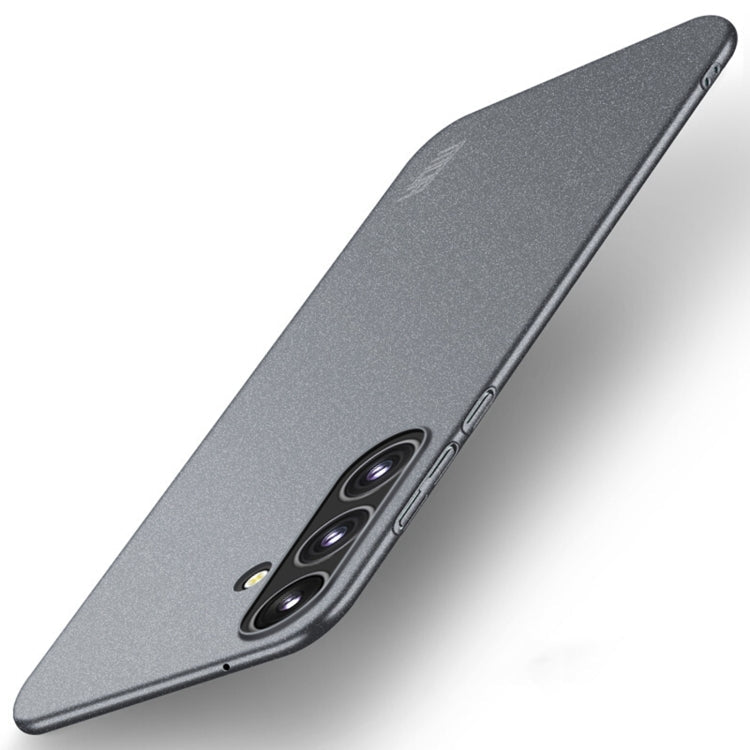 Pour Samsung Galaxy A55 5G, étui de téléphone tout compris ultra-mince en PC givré série MOFI Fandun (gris)