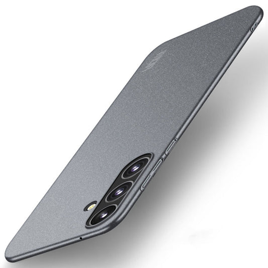 Pour Samsung Galaxy A55 5G, étui de téléphone tout compris ultra-mince en PC givré série MOFI Fandun (gris)