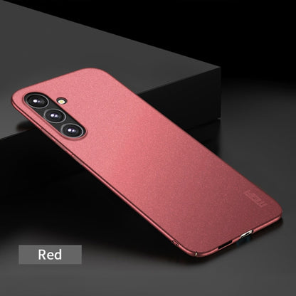 For Samsung Galaxy A55 5G MOFI Fandun Series Frosted PC Ultra-thin All-inclusive Phone Case(Red)