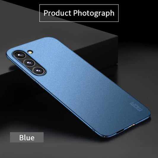 For Samsung Galaxy S24 FE 5G MOFI Fandun Series Frosted PC Ultra-thin All-inclusive Phone Case(Blue)