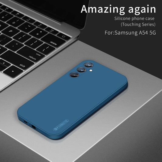 For Samsung Galaxy A56 5G PINWUYO Sense Series Liquid Silicone TPU Phone Case(Black)