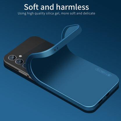 For Galaxy A56 5G PINWUYO Sense Series Liquid Silicone TPU Phone Case(Blue)