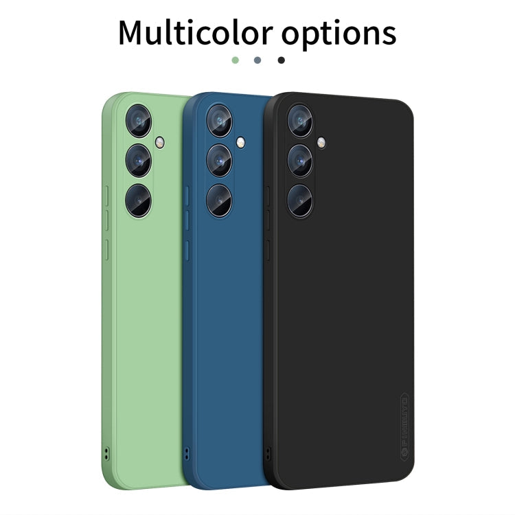 For Galaxy A56 5G PINWUYO Sense Series Liquid Silicone TPU Phone Case(Blue)