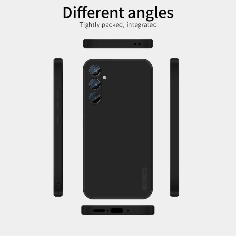 For Galaxy A56 5G PINWUYO Sense Series Liquid Silicone TPU Phone Case(Blue)