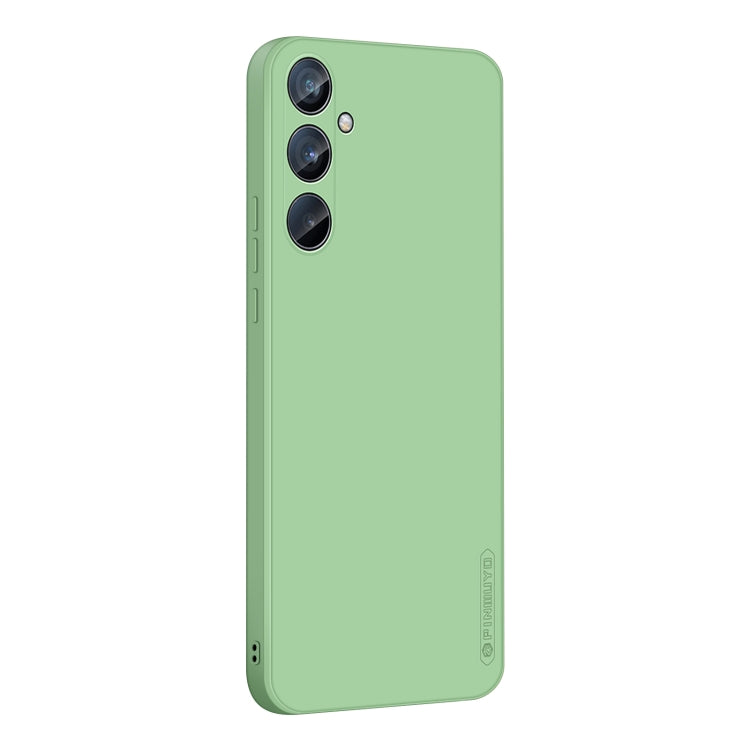 For Galaxy A56 5G PINWUYO Sense Series Liquid Silicone TPU Phone Case(Green)