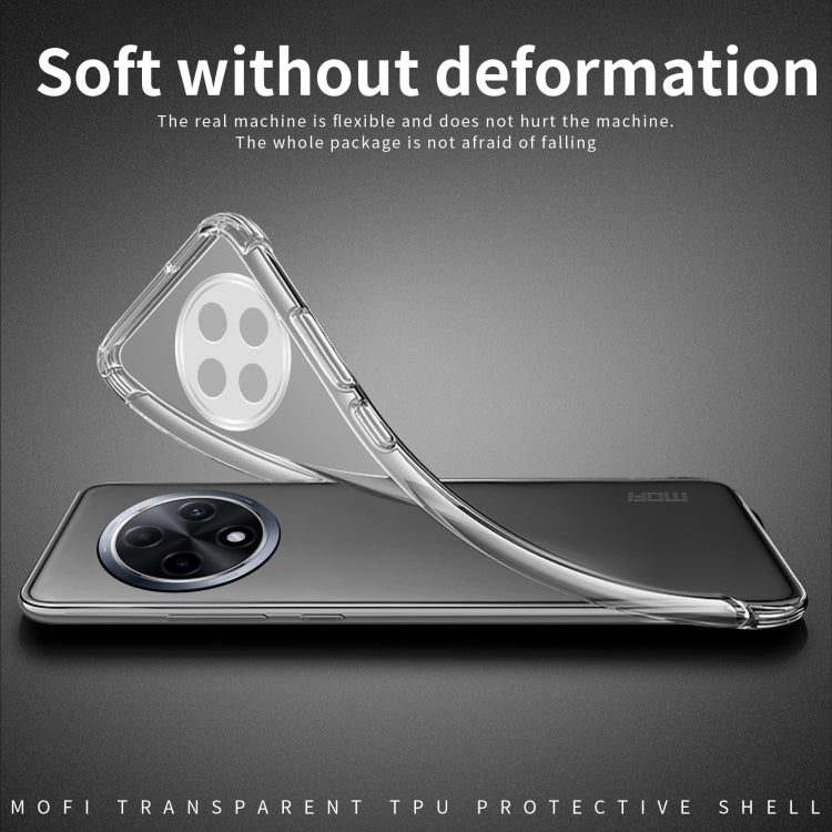 For OPPO A3 Pro MOFI Ming Series Transparent Ultra-thin TPU Phone Case(Transparent)