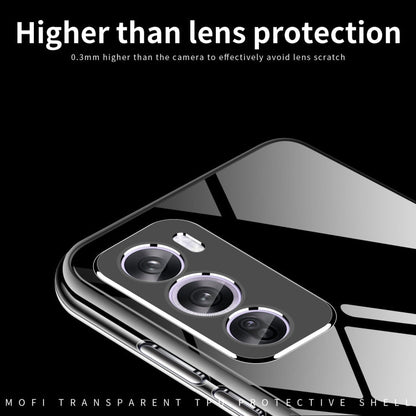 For OPPO Reno12 Pro Global MOFI Ming Series Transparent Ultra-thin TPU Phone Case(Transparent)