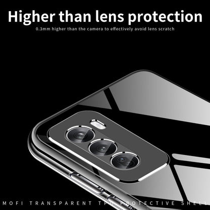Pour OPPO Reno12 Global Coque de Téléphone en TPU Ultra-mince Transparent Série MOFI Ming (Transparent)