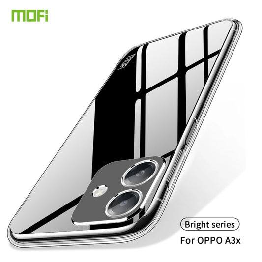 For OPPO A3x Global MOFI Ming Series Transparent Ultra-thin TPU Phone Case(Transparent)