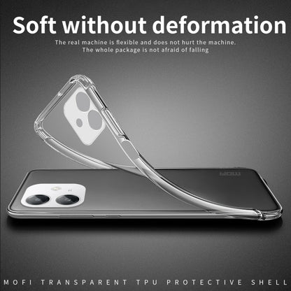 For OPPO A3x Global MOFI Ming Series Transparent Ultra-thin TPU Phone Case(Transparent)