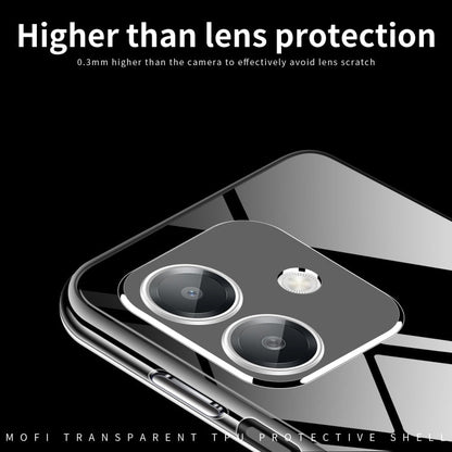 For OPPO A3x Global MOFI Ming Series Transparent Ultra-thin TPU Phone Case(Transparent)