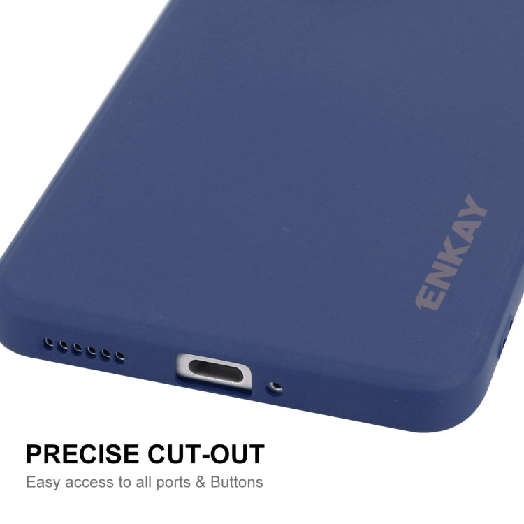 For Huawei nova 12 ENKAY Hat-Prince Liquid Silicone Shockproof Protective Soft Case(Dark Green)