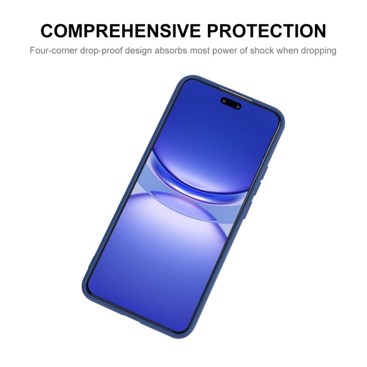 For Huawei nova 12 Pro ENKAY Hat-Prince Liquid Silicone Shockproof Protective Soft Case(Black)