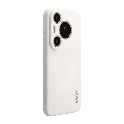 Pour Huawei Pura 70 Pro / 70 Pro+ ENKAY Hat-Prince Étui de protection antichoc en silicone liquide (Beige)